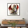 Christmas Pterosaur - 11CT Stamped Cross Stitch - 40*40cm - Dragon Xmas