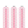 3pcs Cross Stitch Row Line Board PC 37-Hole Winding Board for DIY Sewing Storage