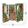 Greet Christmas-14CT Stamped Cross Stitch 33*28cm(Brand)