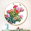 Flower Butterfly- 11CT Partial Beaded Cross Stitch Kit(70x70cm)
