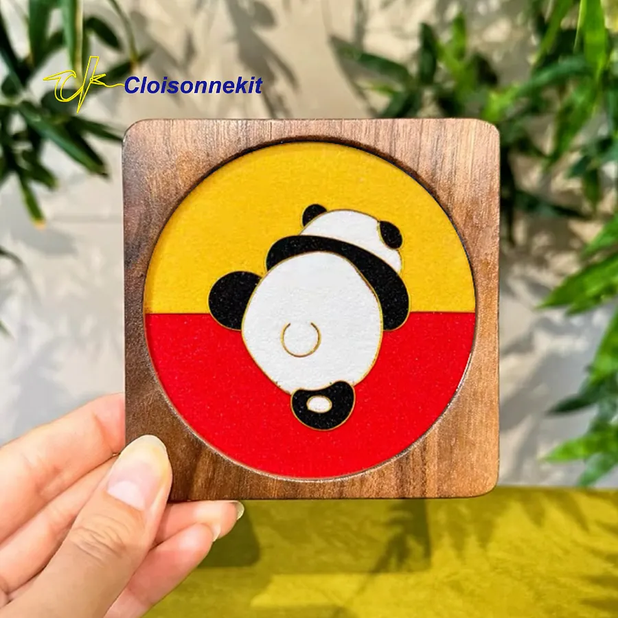 Starry Night, Panda, Lily of The Valley, Whale - Coaster Set