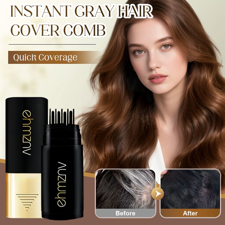 Pettine Colorante Istantaneo per Capelli Grigi