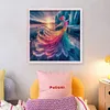 Ice Dress Girl-14CT Stamped Cross Stitch 40*40cm
