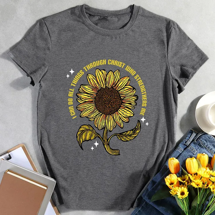 ANB -   I can do all things through Christ who strengthens me Retro Tee-012029