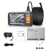 Industrial Pipeline Endoscope, 4.3 Inch Lighted Endoscope Camera, IPX7 Waterproof Endoscope, 1080 HD Camera, 16.5ft