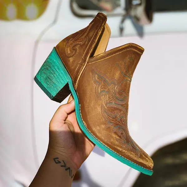 Women Vintge Ankle Boots