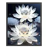 Lotus-14CT Stamped Cross Stitch 40*50cm/15.75*19.69in
