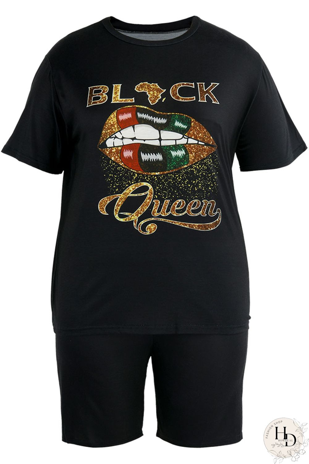 White Fashion Active Casual O Neck Letter Lips Print Plus Size