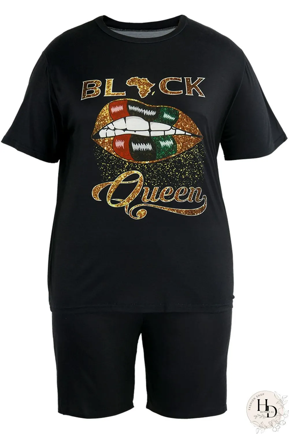 White Fashion Active Casual O Neck Letter Lips Print Plus Size