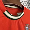 2025 Kids Size Portugal Home  Football Shirt 1:1 Thai Quality