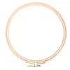 DIY Wooden Cross Stitch Frame Needlework Hoop Ring Hand Embroidery Tool