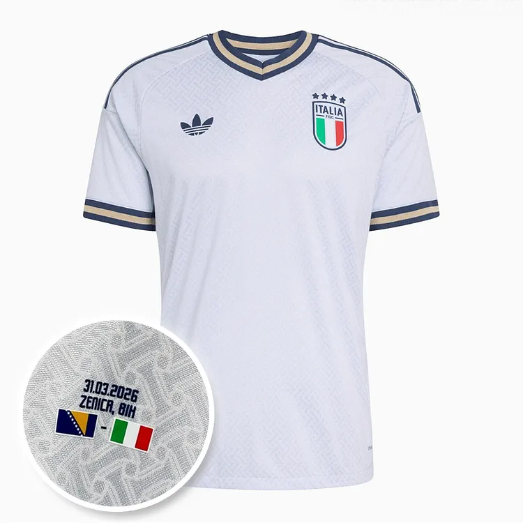 【S~4XL】Italy 2026 World Cup Away Jersey - Bosnia and Herzegovina vs. Italy &ndash; Final