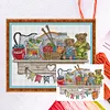 (Multi-Style) Flower-14CT Counted Cross Stitch