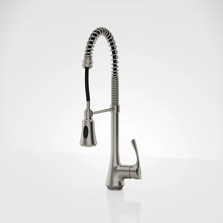 EVERSTEIN Commercial Pull-Down Kitchen Faucet Stainless Steel SFS-1299K-SS