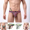 Men's Micro Rainbow Striped Thong