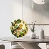 (US Local)Acrylic Special Shape Flower Bird Diamond Painting Art Clock Ornaments Kit