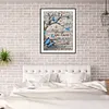 (US Local) Butterfly Letter 5D DIY Full Big Size Diamond Painting DIY Pictures Kits Full Drill Home Art40x50cm