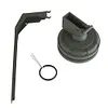 Long Gas Tank Decorative Cover Split Design Protective Cap for Cassette Gas Tank