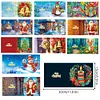 12pcs DIY Greeting Card Special shaped Diamond Painting Christmas Postcards Kit