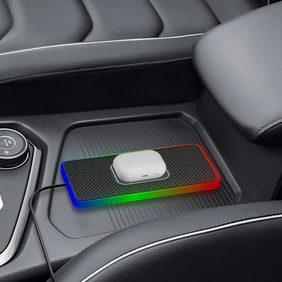 LED light-emitting car mobile phone wireless charger