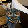 Owl-11CT DIY Stamped Cross Stitch Shopping Bag 40*40cm/15.75*15.75in