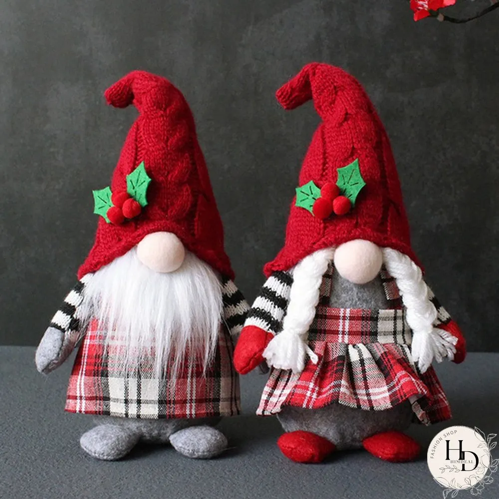 34Styles Swedish Tomte Dwarf Faceless Plush Doll Rudolph Gnomes Dwarf Santa Claus Elf Doll Ornaments