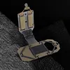 Folding Navigation Board 90 Rotating Mobile Phone Rack Outdoor Gear (Khaki)