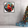 Cardinal Glass Painting-Paint by Numbers Acrylic Painting 40*40CM