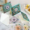6Pcs Diamond Painting Greeting Card Mandala Diamond Handmade Card Kit