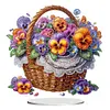 (US Local)Flower Double Sided Effect Table Top Diamond Painting Desktop Ornaments Kit(Phalaenopsis)