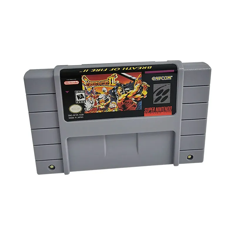 Breath of Fire II SNES For Super Nintendo Entertainment System - 16 Bit US Version Game Cartridge