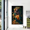 Flower Girl-Paint by Numbers Acrylic Painting    40*60cm