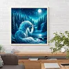 Licorne - perceuse ronde peinture diamant - 40*40cm