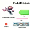 (US Local)Flower Girl  Diamond Painting Door Corner Sign DIY Door Frame Decor