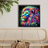 Diamond Painting -DIY Round Drill Colorful Lion(40*40CM)