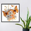 >SALE<5D DIY Partial Special Shaped Drill Diamond Painting Butterfly Decor 30x30cm