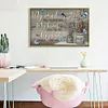 Flower Letter - Full Round Diamond Painting(40x50cm)