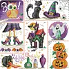 Stamped Cross Stitch-Halloween Day Animal(41*41cm)