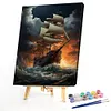 Sea Sailing Boat-Paint by Numbers Acrylic Painting 40*50CM(HOT)