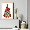 Strawberry Gnome -  11CT Partial Beaded Cross Stitch Kit(25x35cm)