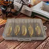 10pcs Boxed Metal Spoon Spinner Fishing Lure Artificial Bait Gift for Men Father