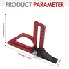 Adjustable Table Saw Depth Gauge 0-60mm Height Gauge for Table Saw Router