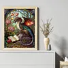 (Stamped/Counted) Pterosaur Reading - 14CT Cross Stitch 45*55cm/17.72*21.65in