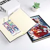 (US Local)Snowman A5 Size Diamond Painting Notebook Set with 4Pcs Bookmark Holiday Gift