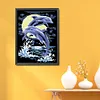 Dolphin - 9CT Partial Beaded Cross Stitch Kit(20x28cm)