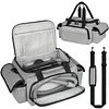Portable Nebulizer Storage Bag Large Capacity Anti-Scratch Atomizer Organizer Waterproof Wear Resist Nebulizer Carrier Bag for CPAP Machine and Accessories