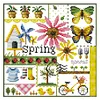 Spring-14CT Stamped Cross Stitch Kit(26x26cm)