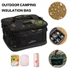 Waterproof Camping Storage Bag & Multi Pocket Outdoor Crossbody Bag(Light Green)