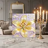 Lily DIY Pearl Painting Kit with Frame 30x30cm Pearl Gem Paintings Picture Arts Craft for Adults/Beginners Gift Home Wall Decor