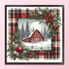 Winter Cabin-11CT Stamped Cross Stitch 40*40cm/15.75*15.75in
